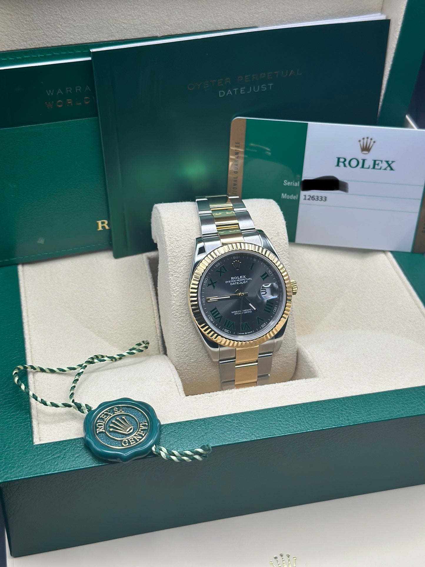 Rolex Wimbledon 41 Two-Tone Yellow Gold
