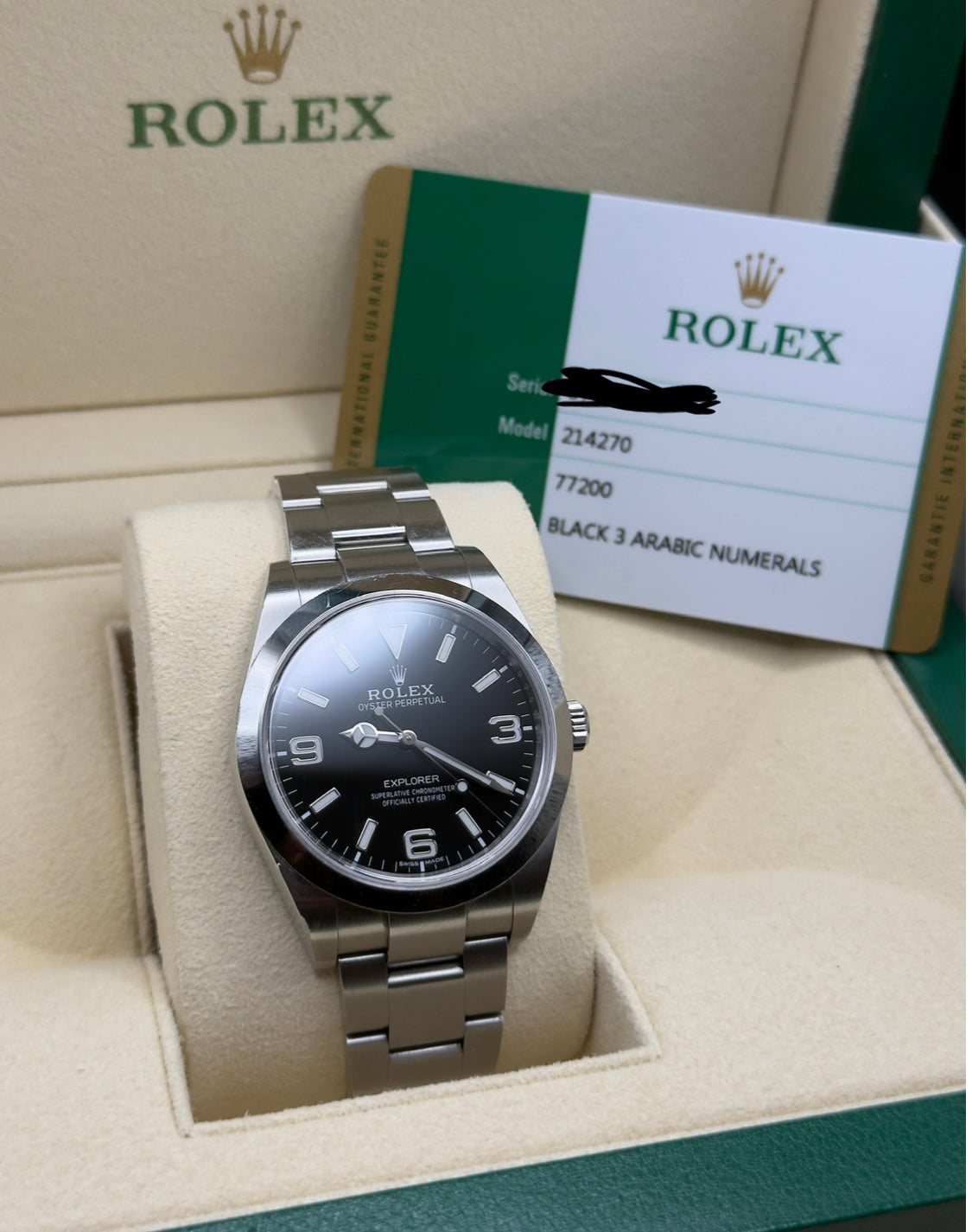 Rolex Explorer 1 39 MK2