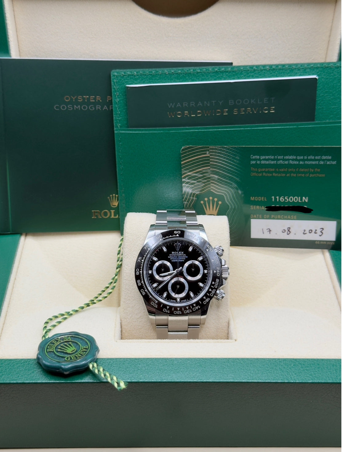Rolex Daytona Black "Reverse Panda"