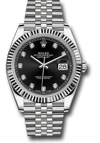 Rolex Datejust 41 Black Diamond Jubilee 126334