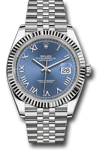 Rolex Datejust 41 Blue Roman Jubilee 126334