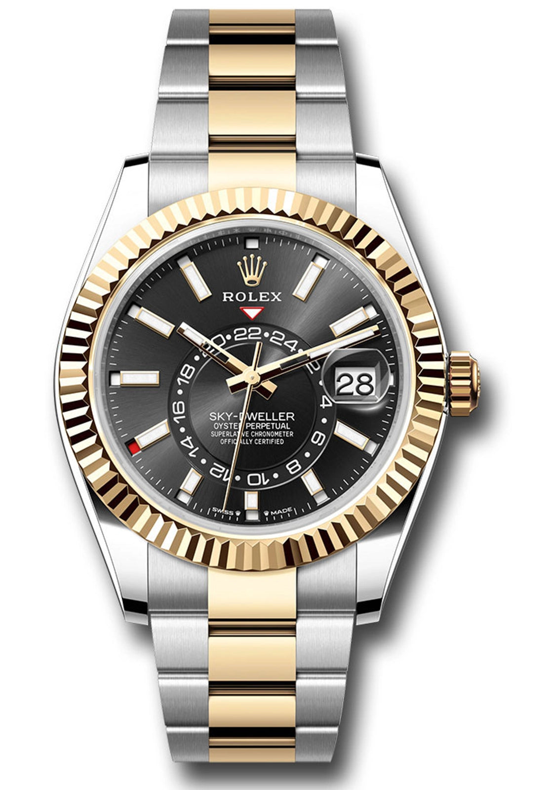 Rolex SkyDweller Black Index Oyster 336933