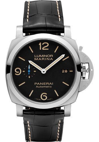 Panerai Luminor Marina 1950 3 Days Automatic Black Leather Strap PAM01312