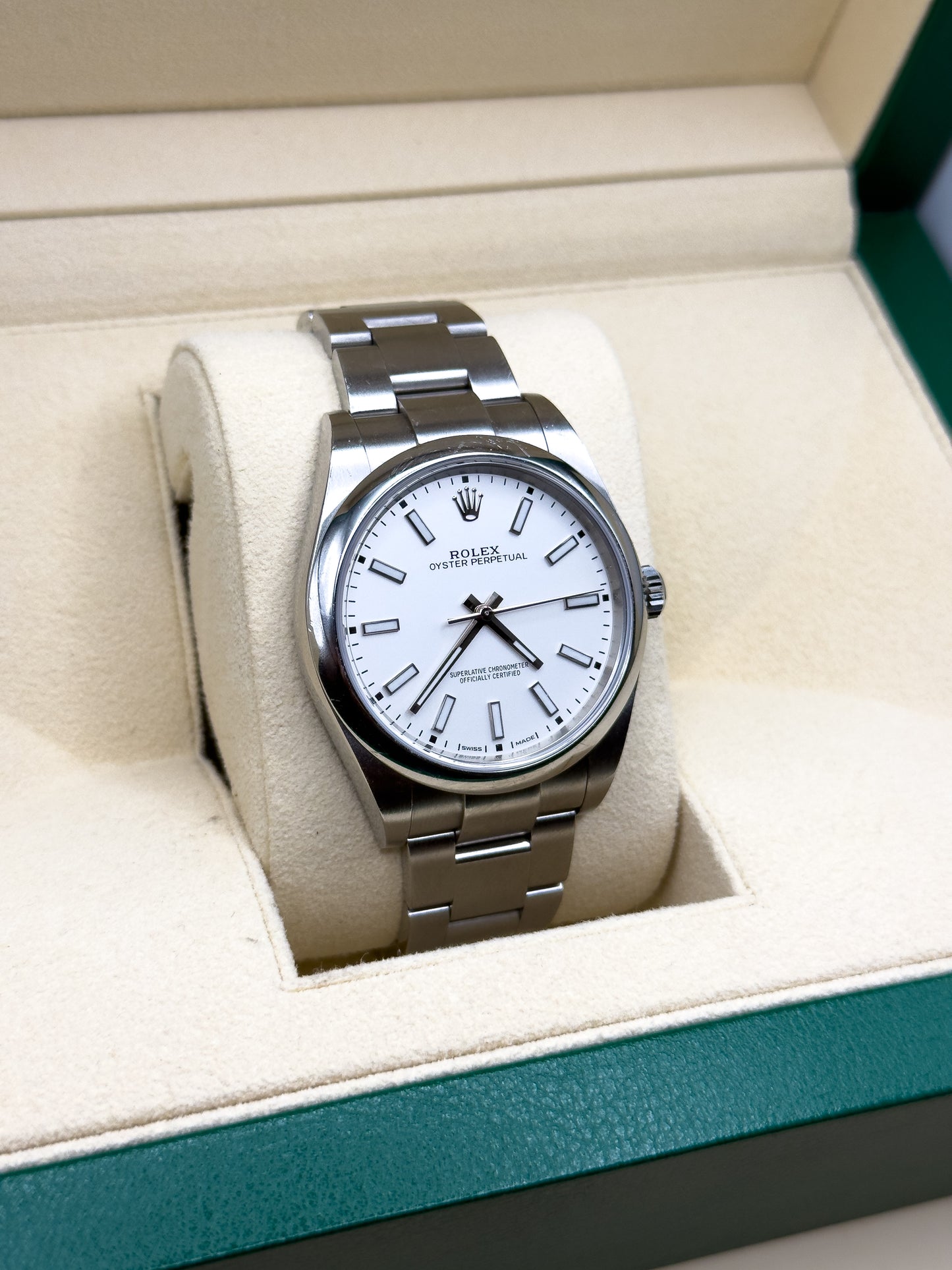 Rolex Oyster Perpetual 39MM White