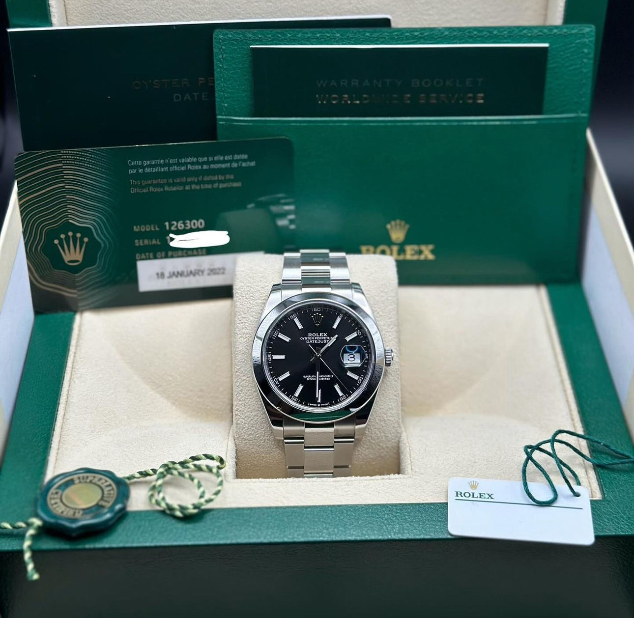 Rolex Datejust 41MM Black