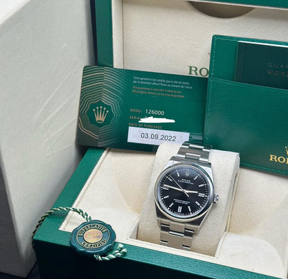 Rolex Oyster Perpetual 36MM Black