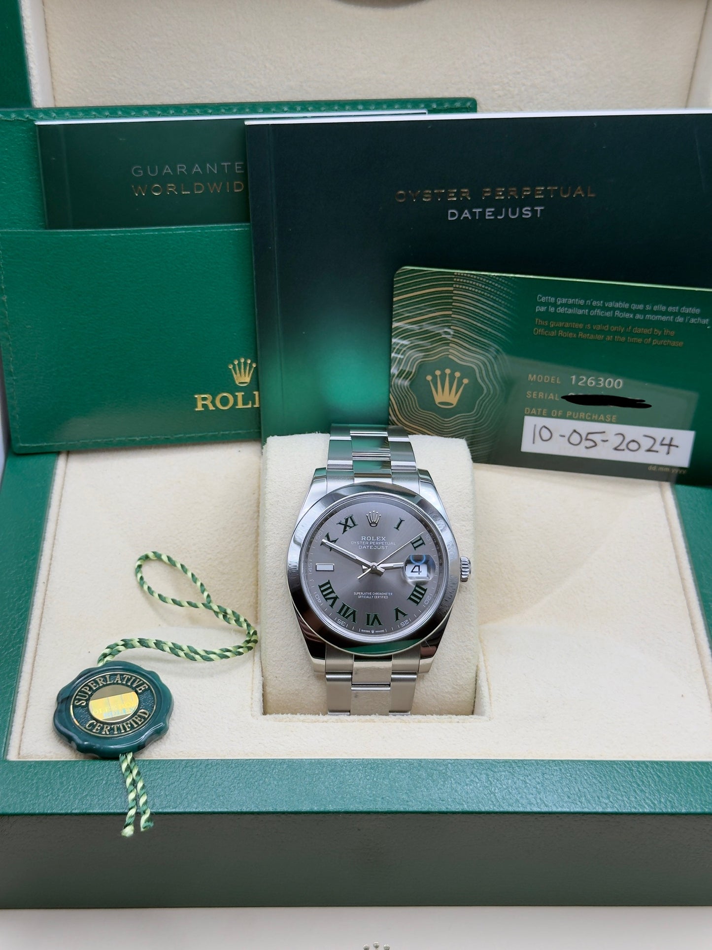 Rolex Datejust 41 Wimbledon