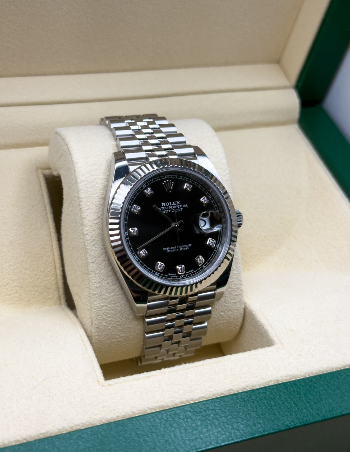 Rolex Datejust 41 Black Diamond