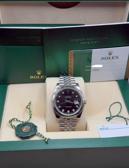 Rolex Datejust 41 Black Diamond
