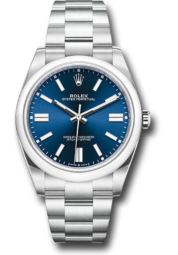 Rolex Oyster Perpetual 41 Blue Index Oyster 124300