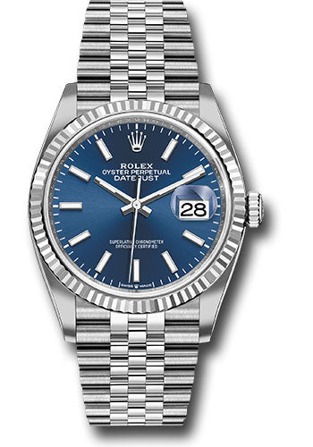 Rolex Datejust 36 Blue Index Dial on Jubilee 126234 Complete 2026