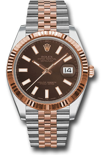 Rolex Datejust 41 Chocolate Index Jubilee 126331