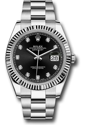 Rolex Datejust 41 Black Diamond Oyster 126334
