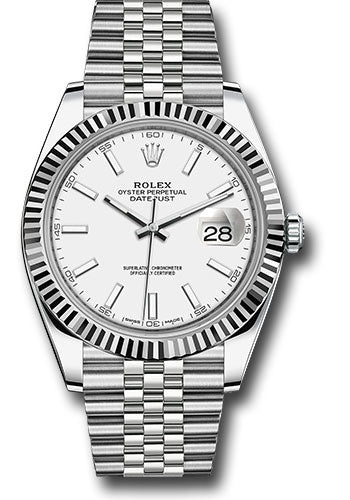 Rolex Datejust 41 White Index Dial on Jubilee 126334 Complete 2022