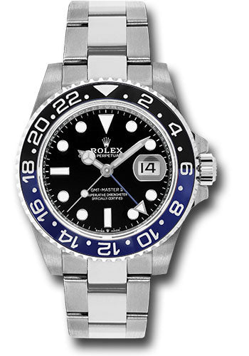 Rolex GMT-Master II Batman Black Dial on Oyster 126710BLNR Complete 2023