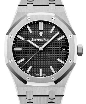 Audemars Piguet Royal Oak Black Dial on Bracelet 15500ST.OO.1220ST.03 Complete 2019