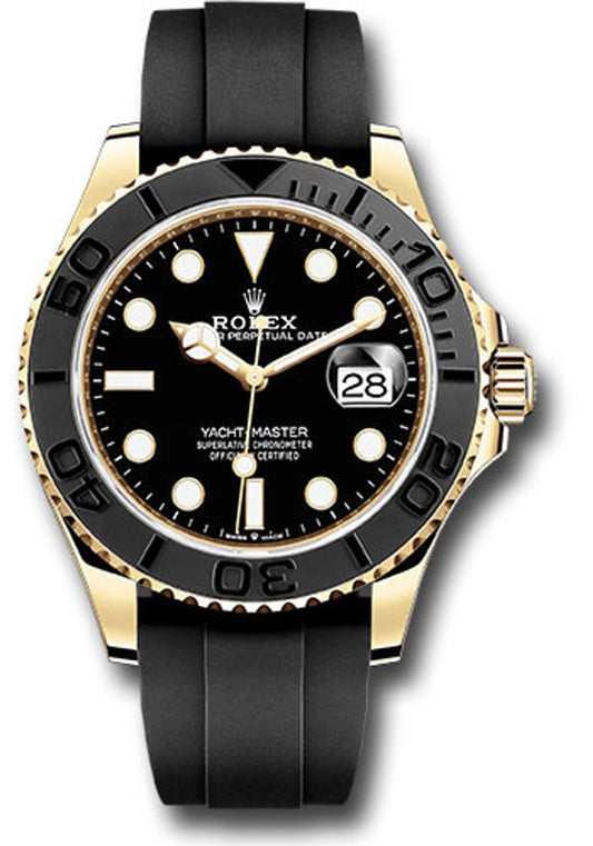 Rolex Yacht-Master 42 Black Oysterflex 226658