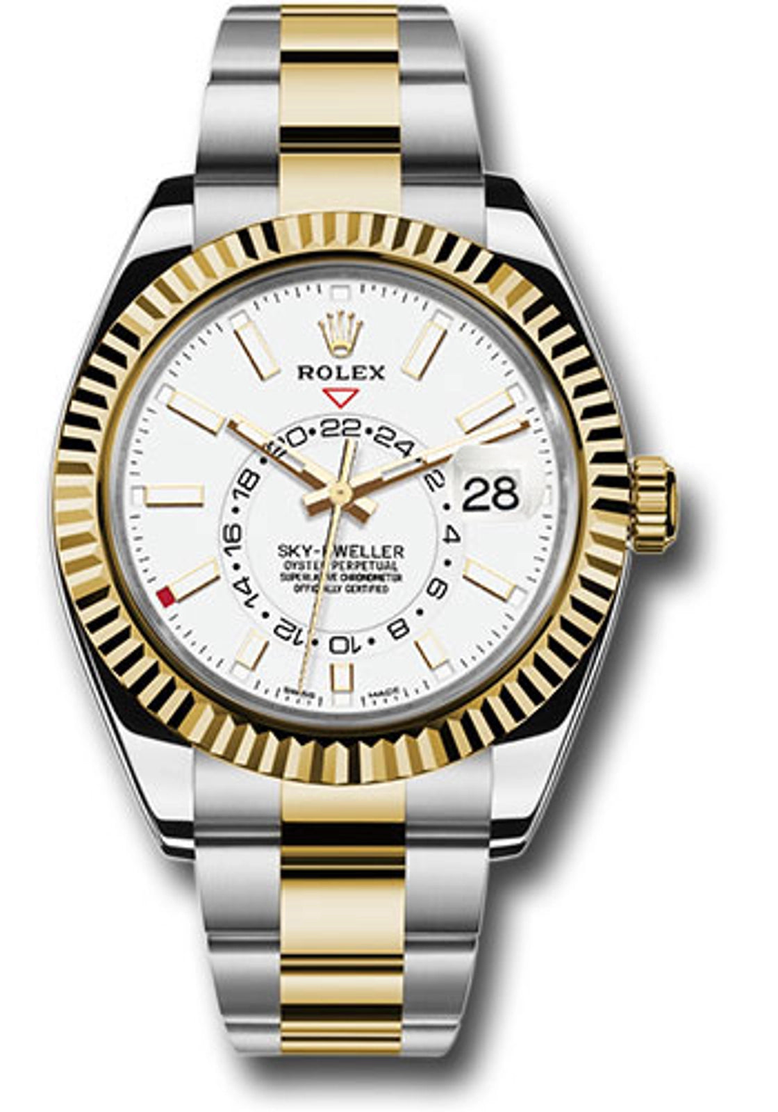 Rolex SkyDweller White Oyster 326933