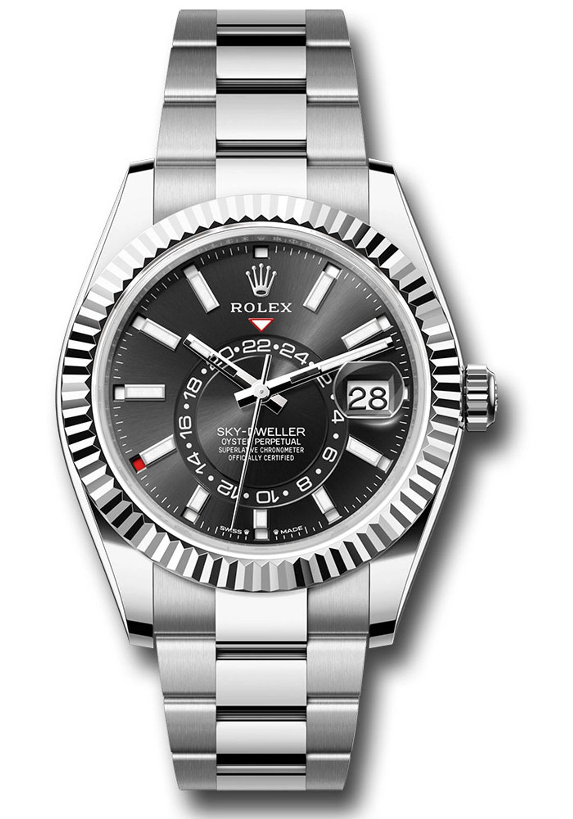 Rolex SkyDweller Black Index Oyster 336934