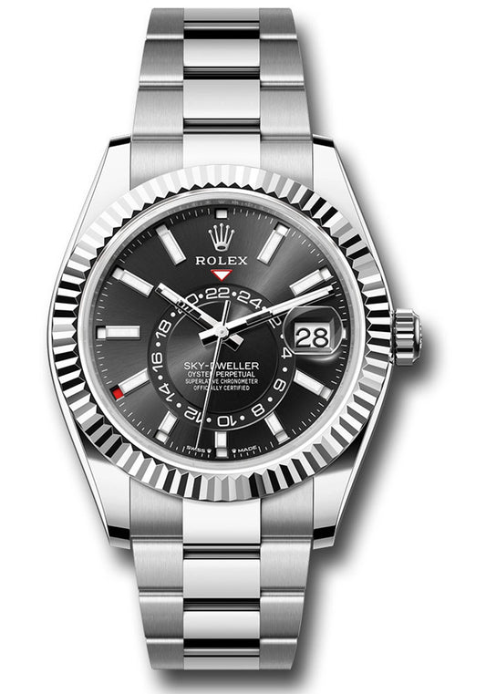 Rolex SkyDweller Black Index Oyster 336934